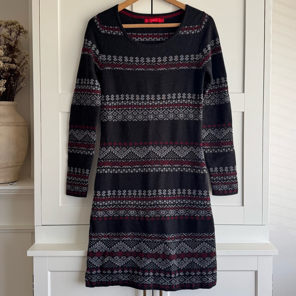 Krimson Klover Wool Fair Isle Sweater Dress